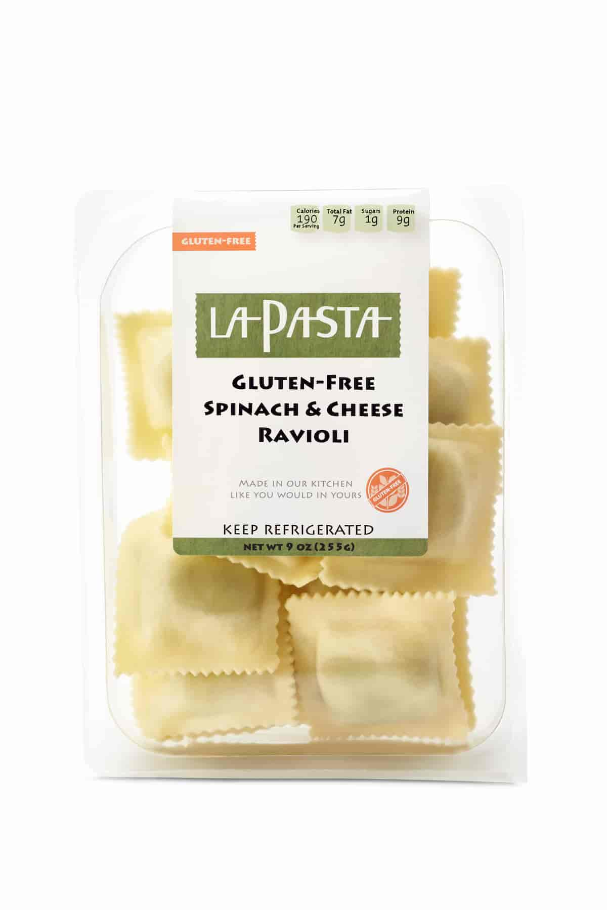 La Pasta Offers Perfect Gluten-Free Spinach And Cheese Ravioli